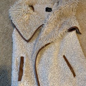 Faux fur and Sherpa vest
